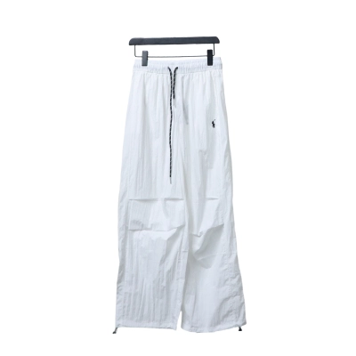 Ralph Lauren 24Fw Embroidered Small Logo Nylon Pants White 01