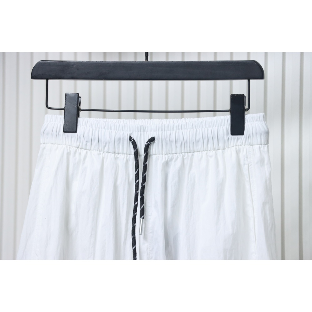 Ralph Lauren 24Fw Embroidered Small Logo Nylon Pants White
