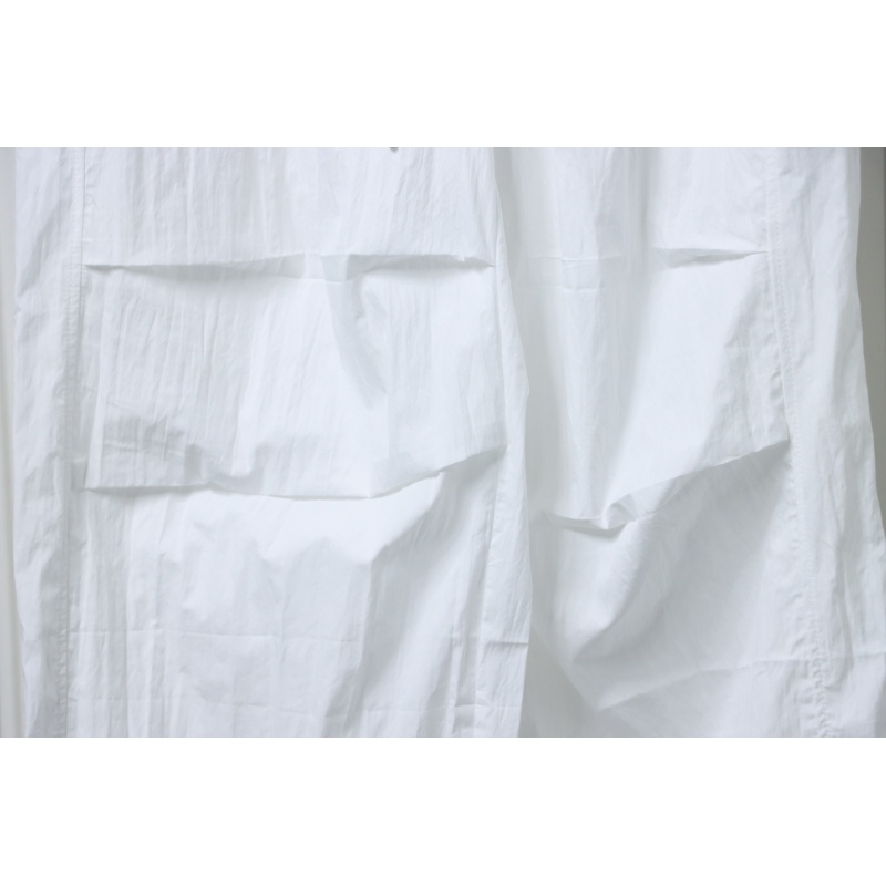 Ralph Lauren 24Fw Embroidered Small Logo Nylon Pants White