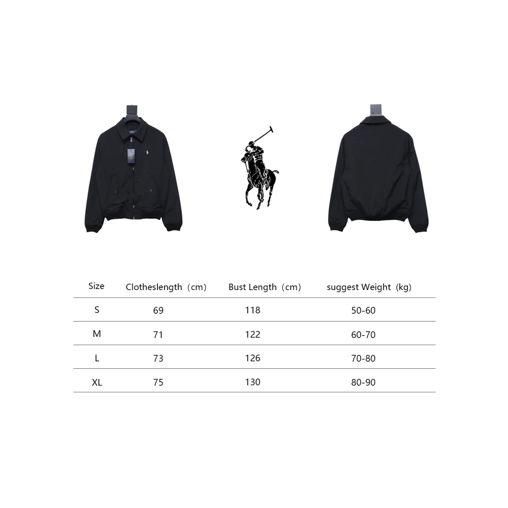 Ralph Lauren 24fwx03 Pony Logo Jacket Black