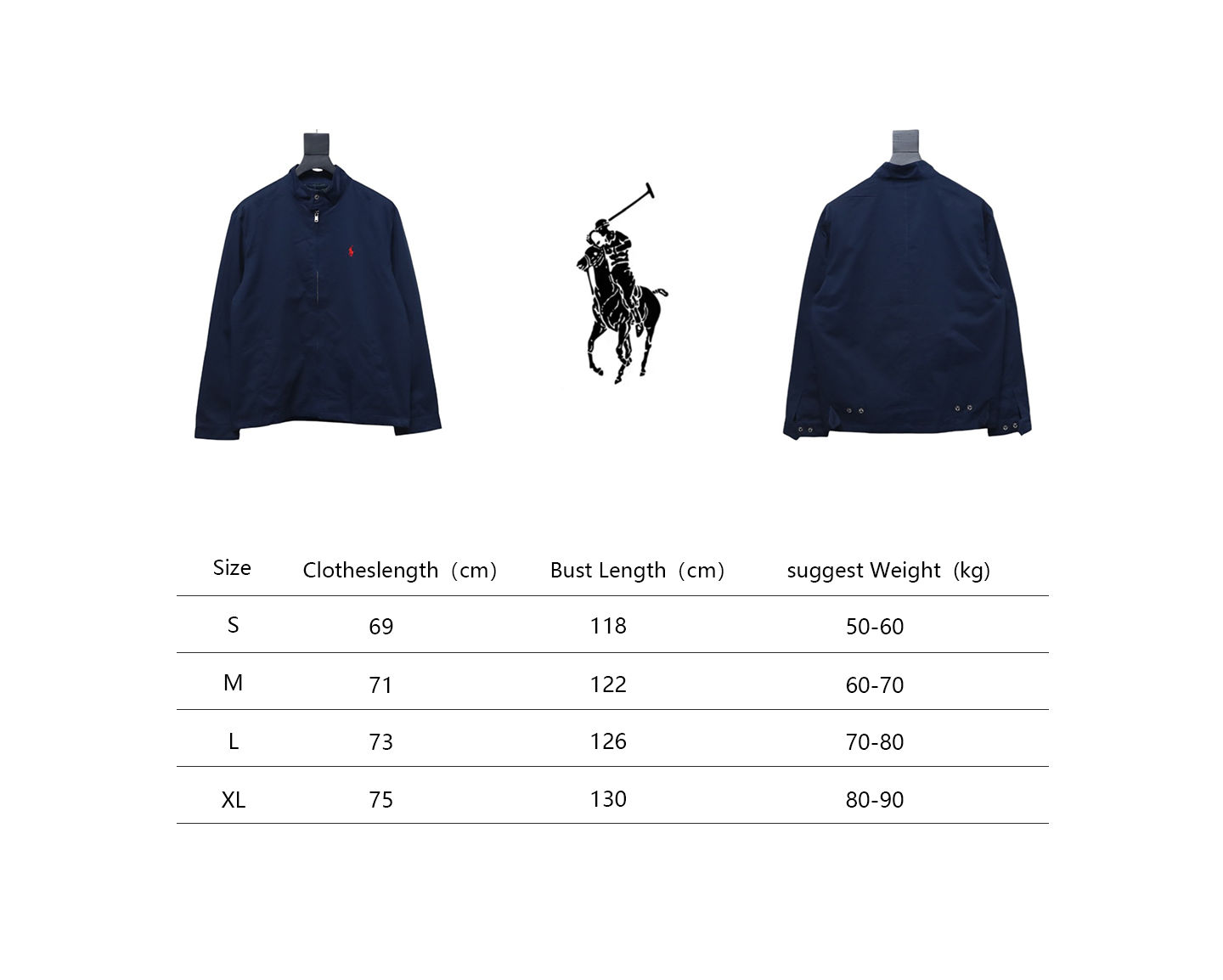 Ralph Lauren 24fwx03 Pony Logo Jacket Blue