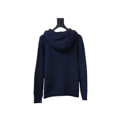 Ralph Lauren 25FW Small Label Knit Zipper Jacket Blue 02