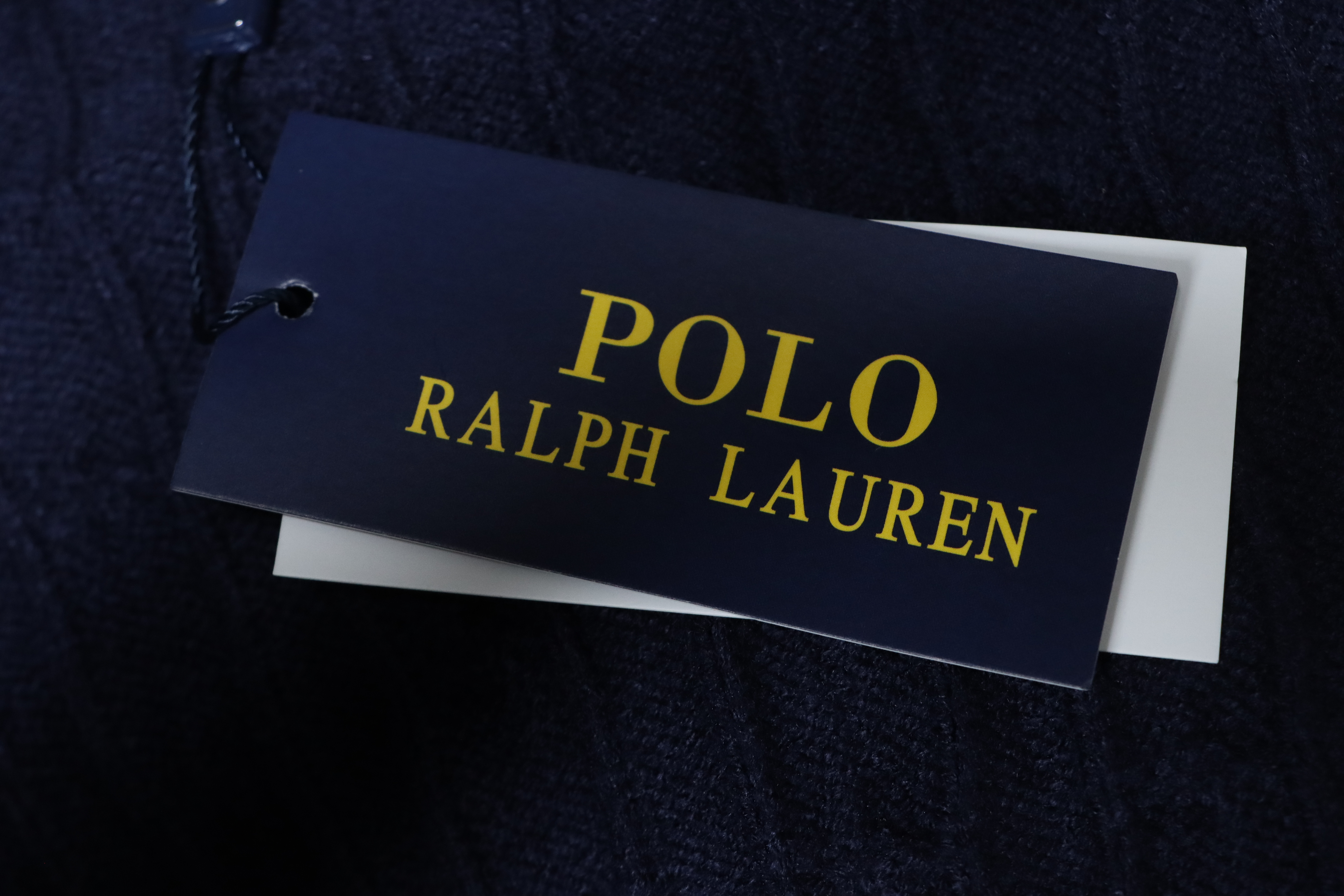 Ralph Lauren 25FW Small Label Knit Zipper Jacket Blue