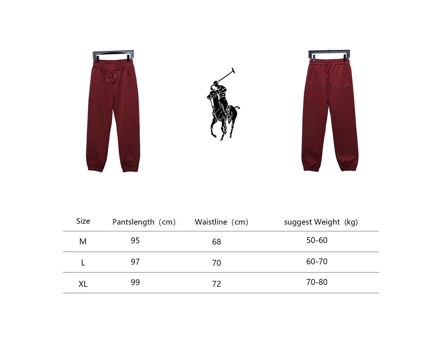 Ralph Lauren Embroidered Small Logo Trousers With Velvet Cuffs
