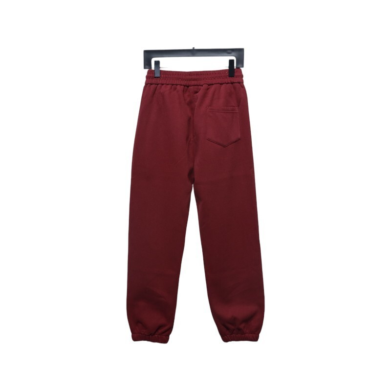 Ralph Lauren Embroidered Small Logo Trousers With Velvet Cuffs
