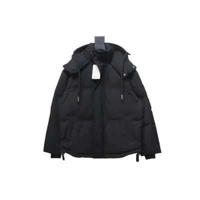 AMI 23FW Heart-Shaped Cropped Down Jacket - Correct Version Black 01