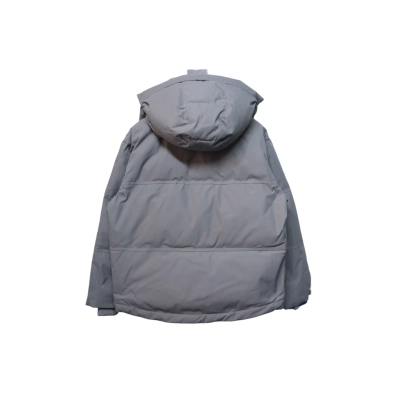 AMI 23FW Heart-Shaped Cropped Down Jacket - Correct Version Grey 02