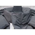 AMI 23FW Heart-Shaped Cropped Down Jacket - Correct Version Grey