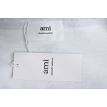 Ami Classic Heart Embroidered Zip-Up Jacket, New Early Fall Zip-Up Hoodie Grey