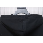 Ami Classic Heart Embroidered Zip-Up Jacket, New Early Fall Zip-Up Hoodie Black