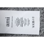 Ami Classic Heart Embroidered Zip-Up Jacket, New Early Fall Zip-Up Hoodie Brown