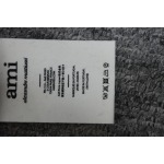 AMI PARIS 21FW Heart Embroidered Cardigan Black