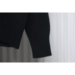 AMI PARIS 21FW Heart Embroidered Cardigan Black