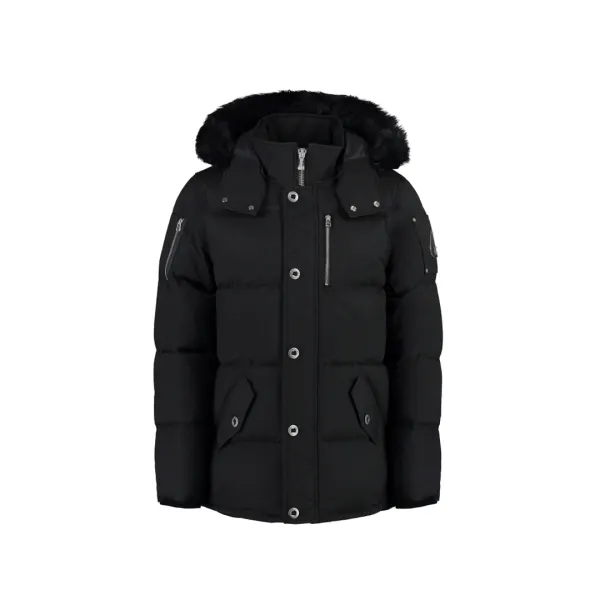 Moose Knuckles 3Q Fur Hood Parka Black（NFC)