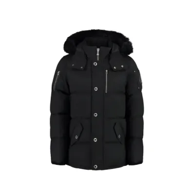 Moose Knuckles 3Q Fur Hood Parka Black（NFC) 01
