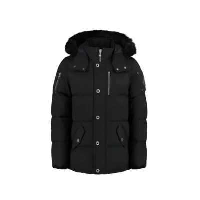 Moose Knuckles 3Q Fur Hood Parka Black（NFC) 01