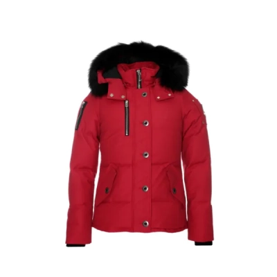 Moose Knuckles 3Q Fur Hood Parka Red（NFC) 01