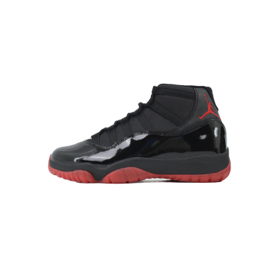 PK God Batch Nike Air Jordan 11 Retro New Black Red 378037-326 01