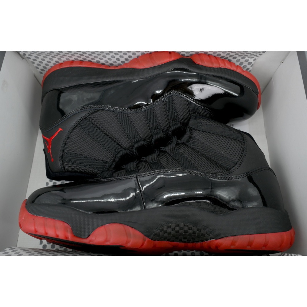 PK God Batch Nike Air Jordan 11 Retro New Black Red 378037-326