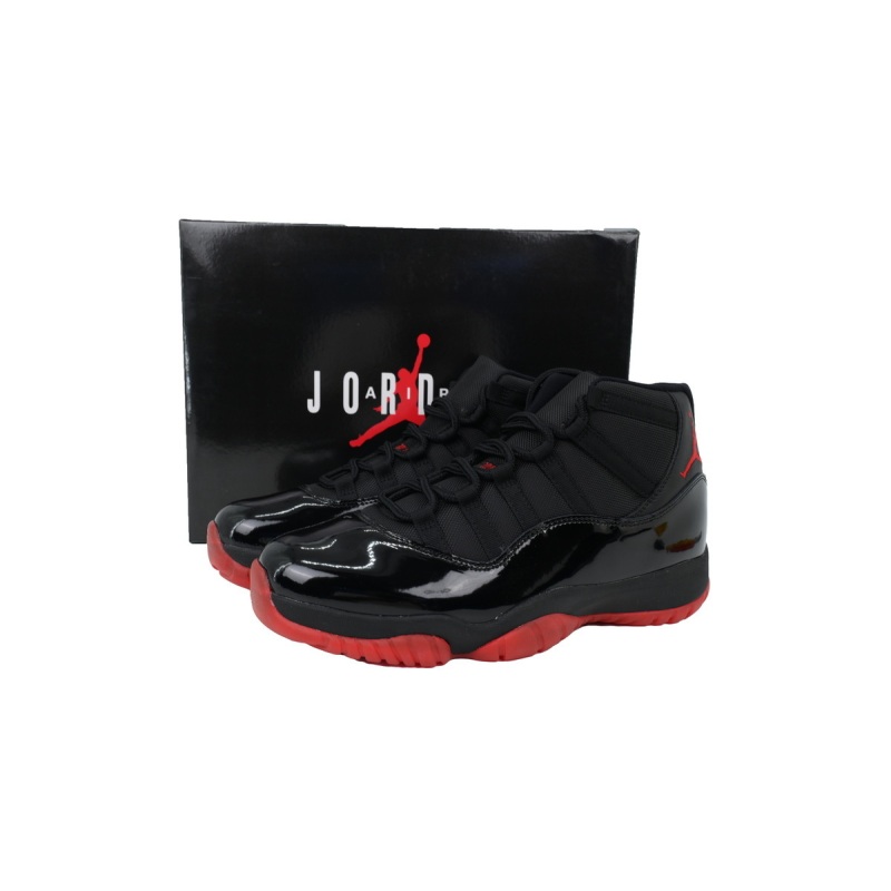 PK God Batch Nike Air Jordan 11 Retro New Black Red 378037-326