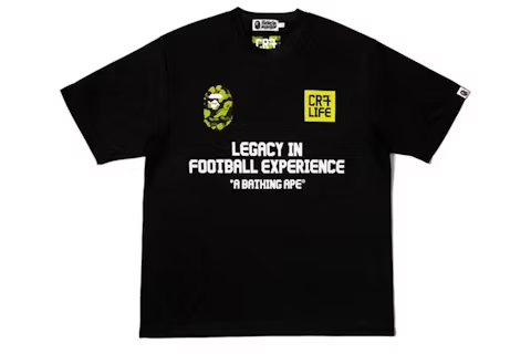 BAPE x CR7Life Ronaldo 7 T-shirt