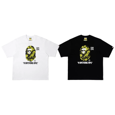 BAPE x CR7 Life Big Ape Head Reflection Camo Tee 01