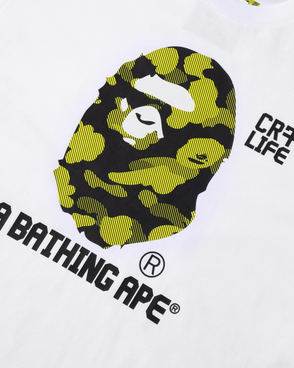 BAPE x CR7 Life Big Ape Head Reflection Camo Tee