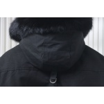 Moose Knuckles Men's Balistic Bomber Zip-Up Fur Jacket Black