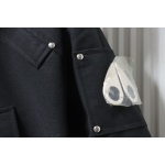 Moose Knuckles Men's Balistic Bomber Zip-Up Fur Jacket Black