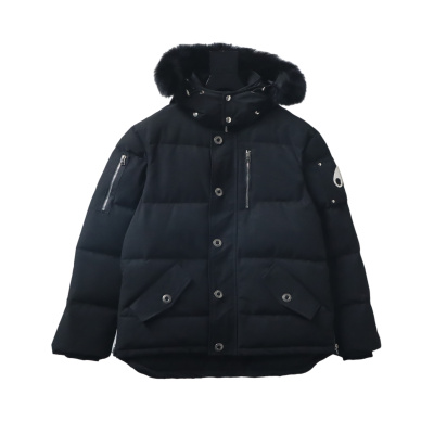 Moose Knuckles Men's Shearling 3Q Jacket Black 01