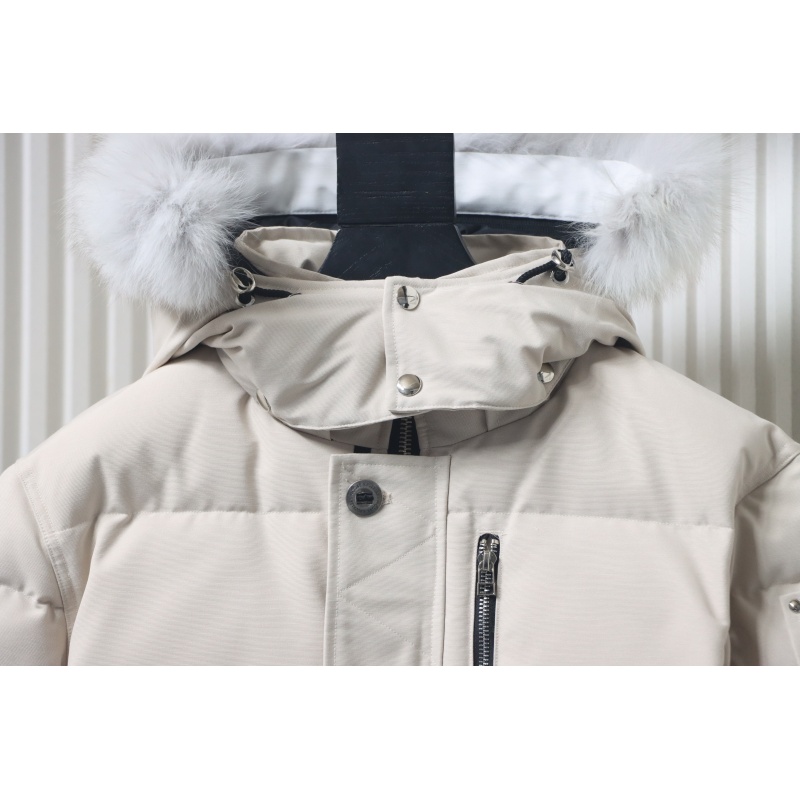 Moose Knuckles Men's Shearling 3Q Jacket Off White