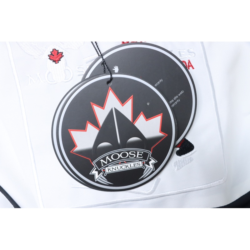 Moose Knuckles Men's Shearling 3Q Jacket White