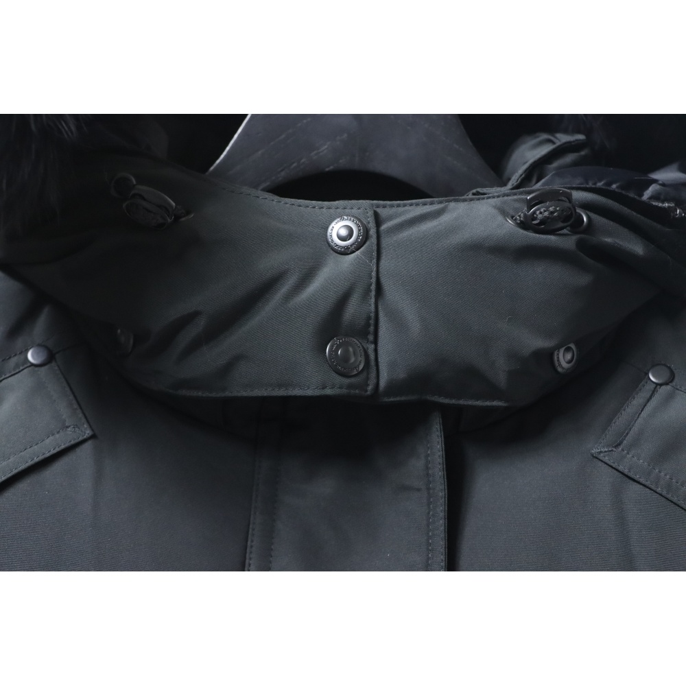 Moose Knuckles Onyx Shearling Big Rider Parka Black