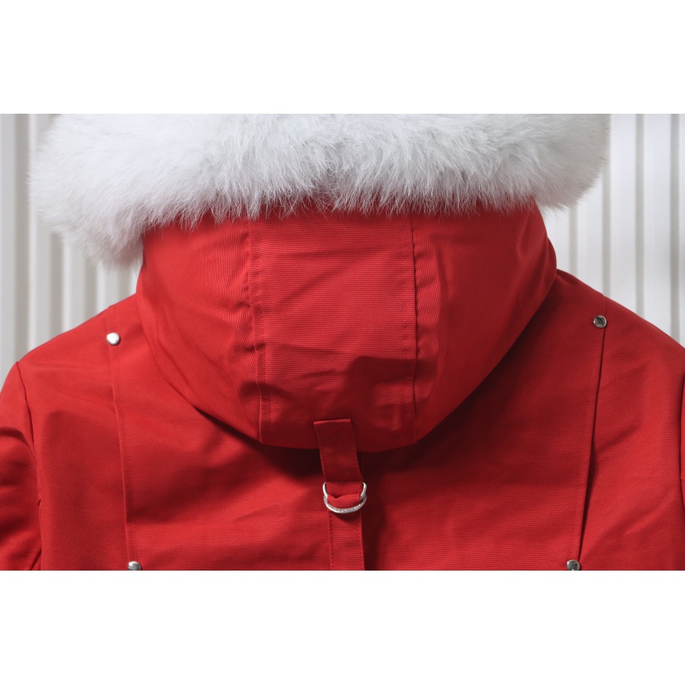 Moose Knuckles Women's Debbie Down Bomber Jacket Red