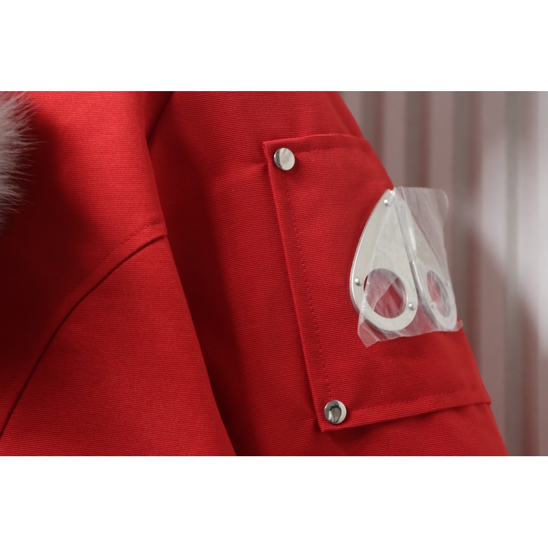Moose Knuckles Women's Debbie Down Bomber Jacket Red