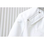 Moose Knuckles Women's Debbie Shearling Bomber Jacket White With A Pom-Pom
