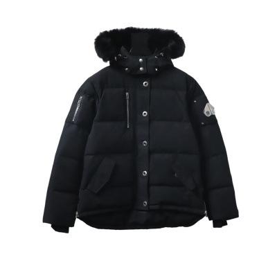 Moose Knuckles Women's Shearling 3Q Jacket Black 01
