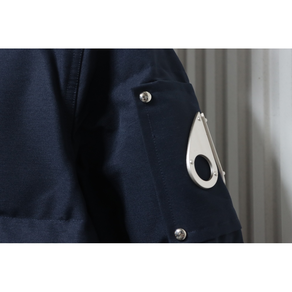Moose Knuckles Women's Shearling 3Q Jacket Dark Blue