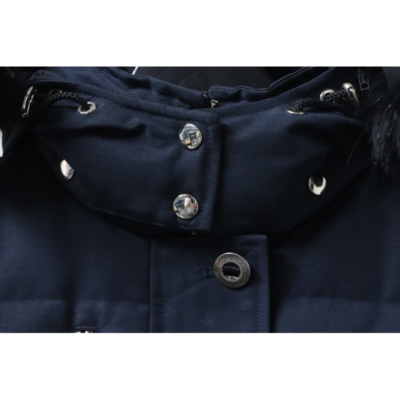 Moose Knuckles Women's Shearling 3Q Jacket Dark Blue