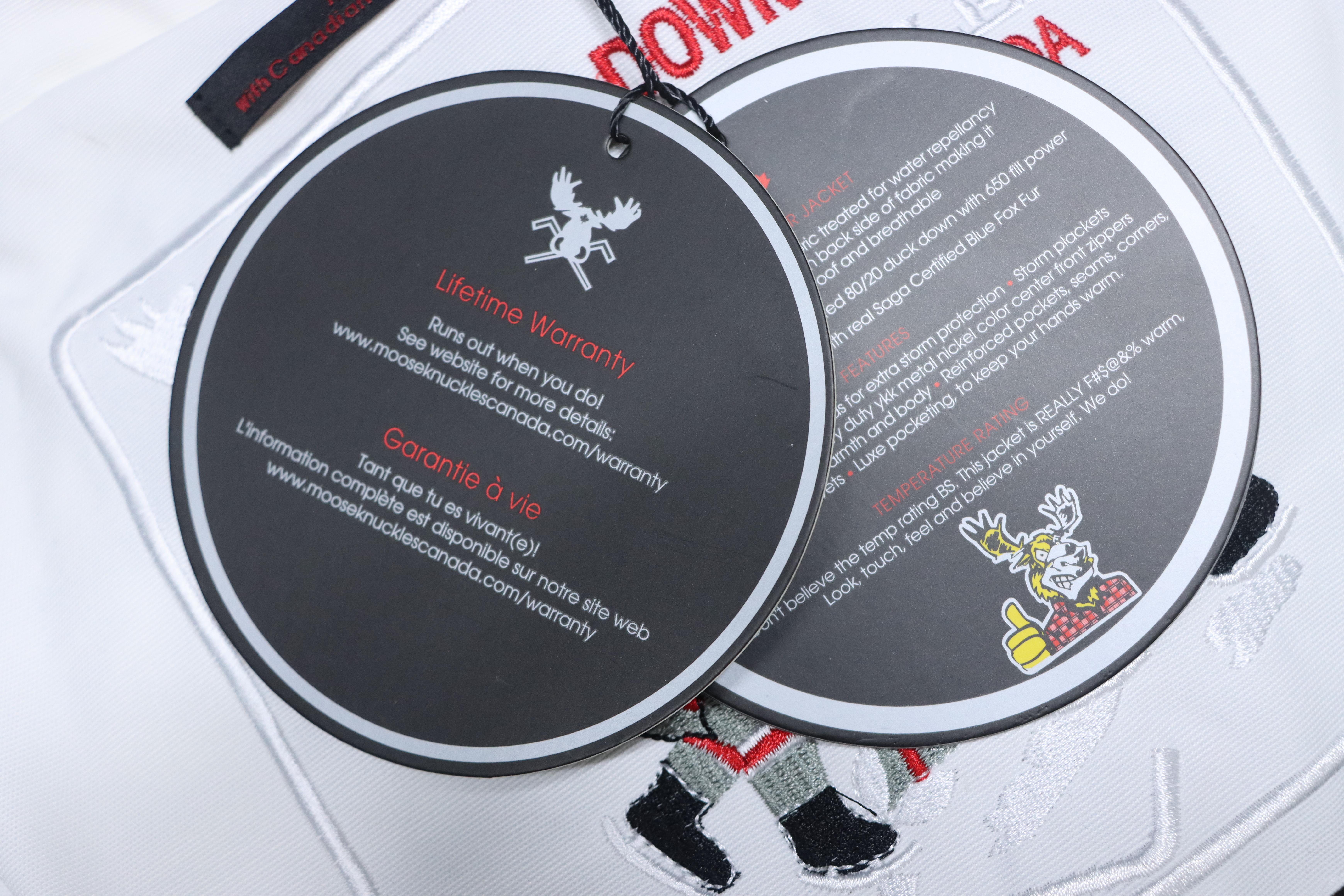 Moose Knuckles Women's Shearling 3Q Jacket White