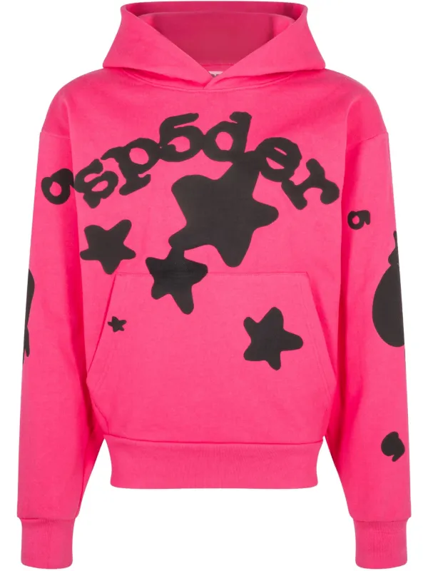 Sp5der Beluga Hoodie Pink