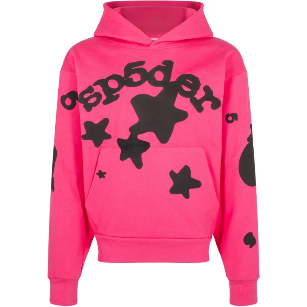 Sp5der Beluga Hoodie Pink