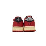 LJR Batch Travis Scott x Air Jordan 1 Black White Red Hook DM7866-166