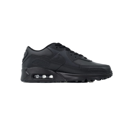 Nike Air Max 90 Leather Triple Black CZ5594-001 02