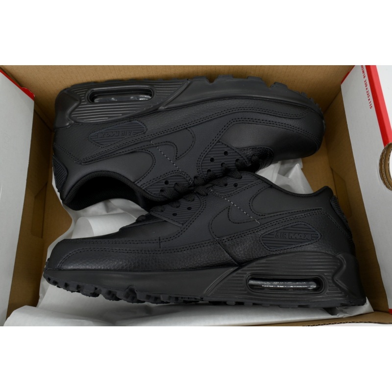 Nike Air Max 90 Leather Triple Black CZ5594-001