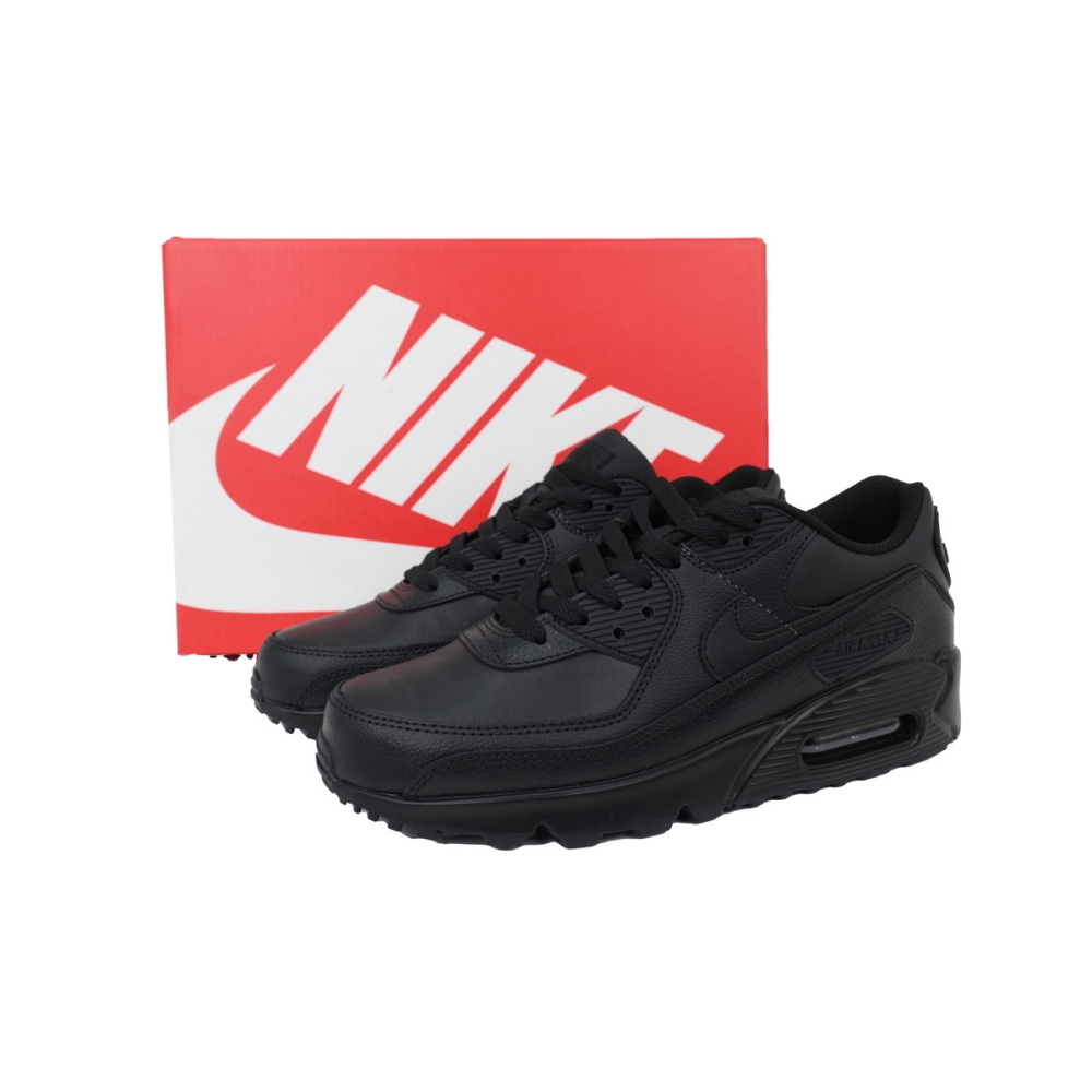 Nike Air Max 90 Leather Triple Black CZ5594-001