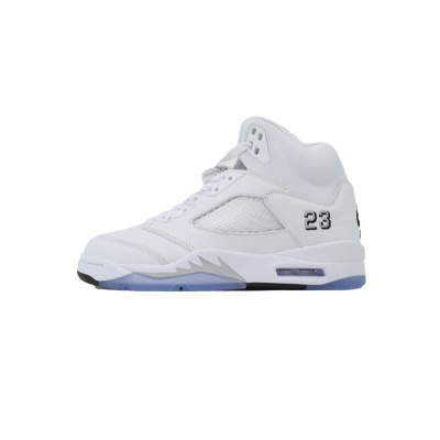 PK God Batch Air Jordan 5 Retro 'White Metallic' 2026 HQ7978-103 01