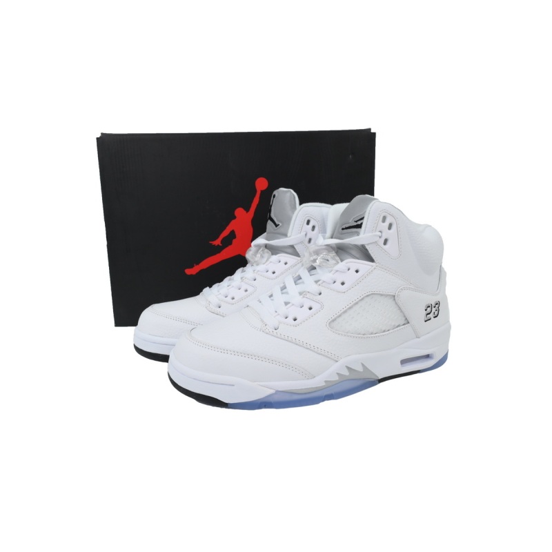 PK God Batch Air Jordan 5 Retro 'White Metallic' 2026 HQ7978-103