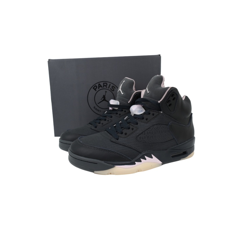 PK God Batch Air Jordan 5 Retro PSG Paris Saint-Germain Off Noir HQ3004-001