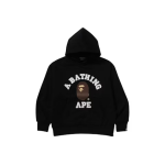 BAPE College Puffy Relaxed Fit Pullover Hoodie